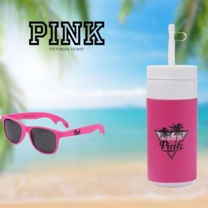 Victoria's Secret PINK Water Bottle & Sun Glasses